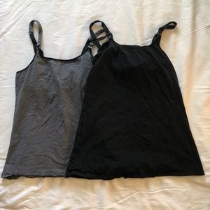 Maternity nursing tanks